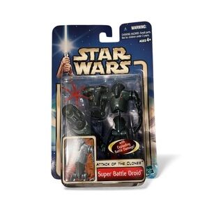 NEW Star Wars Saga Attack of the Clones Super Battle Droid